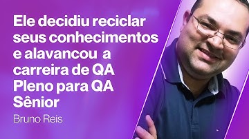 Ele decidiu atualizar seus conhecimentos e conseguiu alavancar a carreira de QA Pleno para QA Sênior