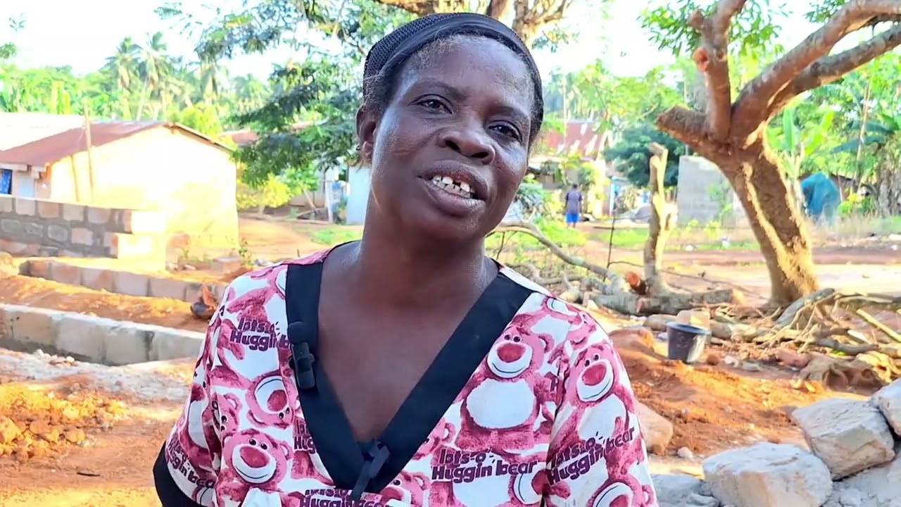 SAFEHOUSE FOR A HOMELESS WIDOW IN KYEREMASE VILLAGE IN EASTERN GHANA
