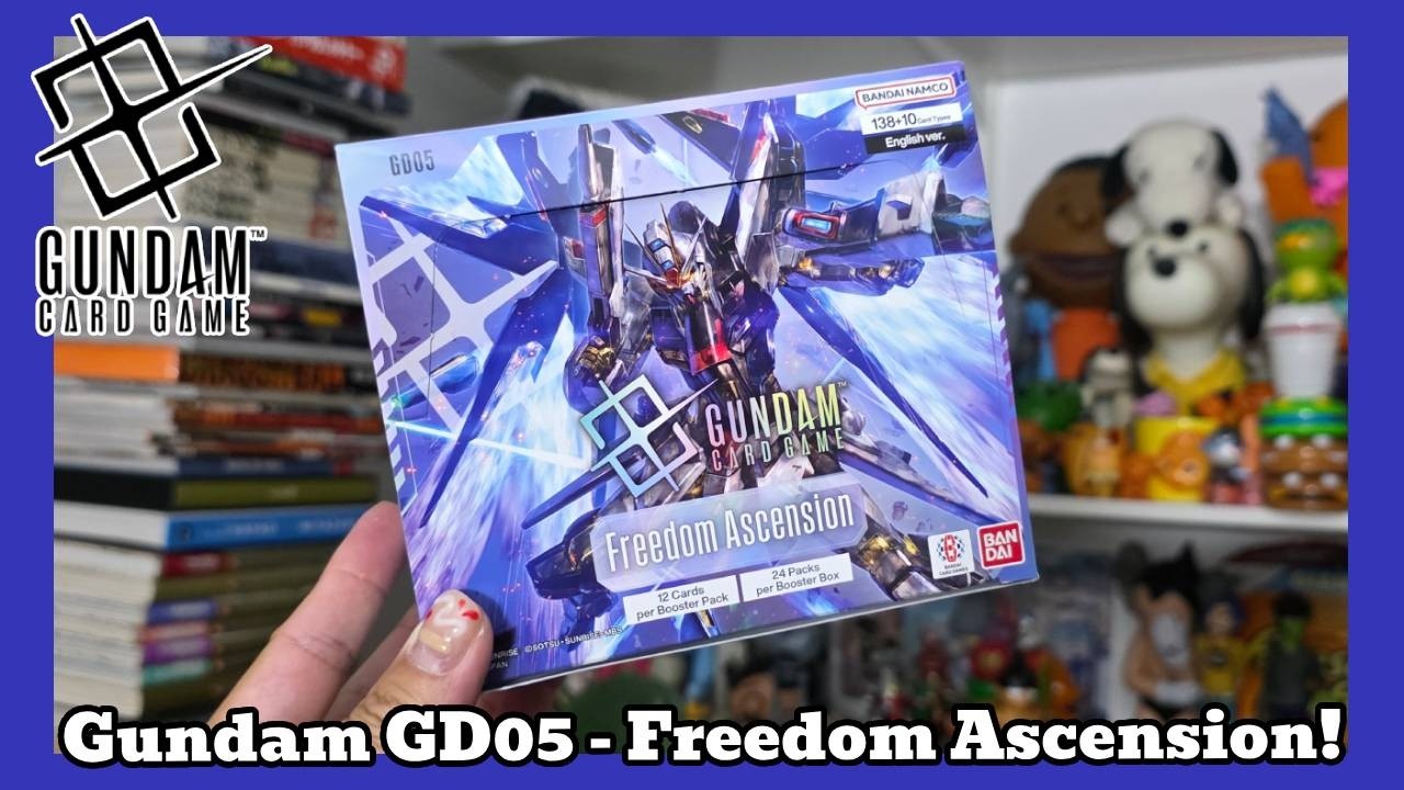 Gundam CG - GD05 - Freedom Ascension Booster Box Opening! - YouTube