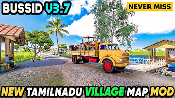 LATEST TAMILNADU VILLAGE MAP MOD For Bus Simulator Indonesia || Bussid V3.7.1 || Offroad Gamers ||