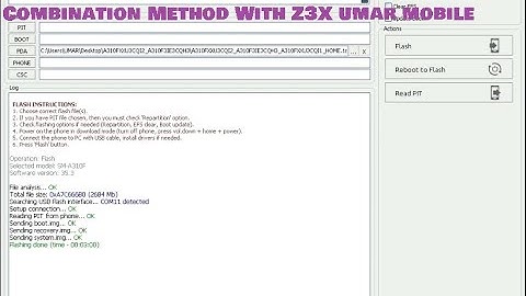 Samsung Galaxy A3 2016 A310F FRP Done By Combination Method With Z3X