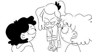 the calamity trio but it's a shitty sitcom - amphibia animatic or whatever