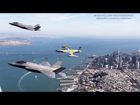 F-35 Demo joins T-33 Ace Makers at SF Fleet Week 2019