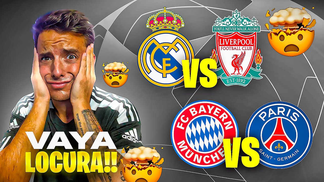 REACCIONANDO al SORTEO de OCTAVOS de la CHAMPIONS LEAGUE 22/23 | ¡REAL MADRID - LIVERPOOL!