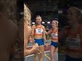 The Dutch rule the women&#39;s 4x400m 🙌 #netherlands #relays #glasgow #worldindoorchamps #dutch