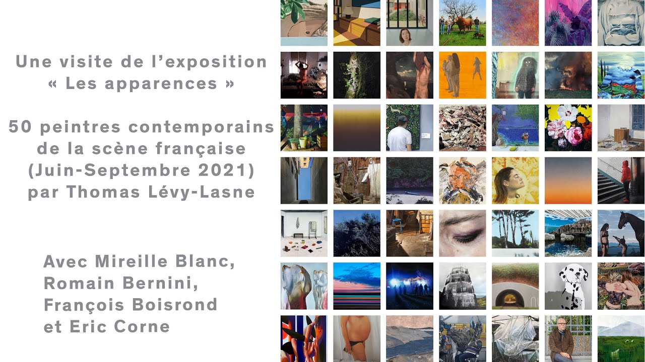 Les apparences, une exposition de 50 peintres contemporains de la scène française  06-09 2021