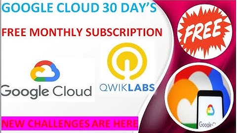 30 Days of Cloud Challenges  Monthly Subscription Free  | #RSVP #google