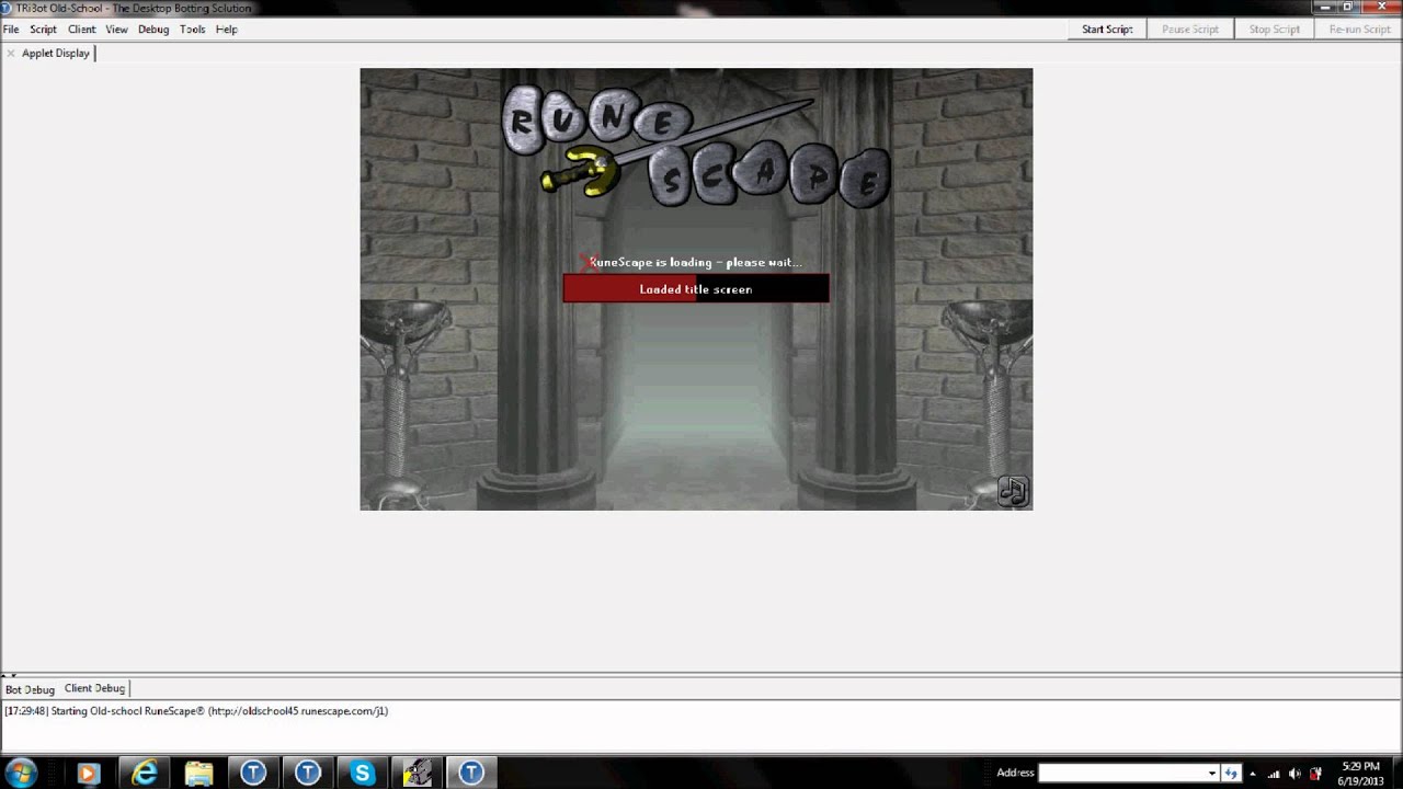 Oldschool Runescape 2007 TriBot Cracked v1.40