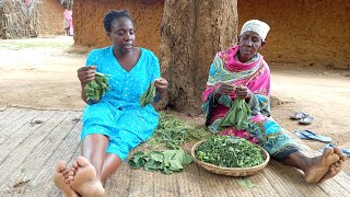 African Village Life\/\/Cooking Most Delicious Village Vegetables