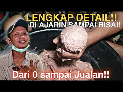 DETAIL MEMBONGKAR RESEP RAHASIA ASLI PEDAGANG!! LENGKAP CARA MEMBUAT BAKSO ENAK DARI 0 SAMPAI DIJUAL