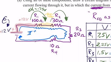 DC Circuits (1 of 4) Resistors in SERIES - AP Physics 1 Free Response Practice