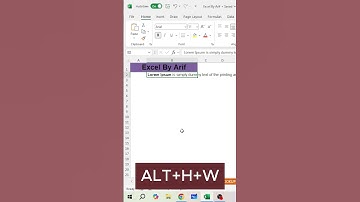 Text Wrap in Excel in Seconds! | Excel By Arif 🔥📊