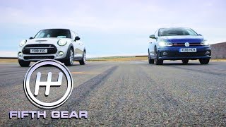 Volkswagen Polo GTI VS Mini Cooper S Shootout | Fifth Gear