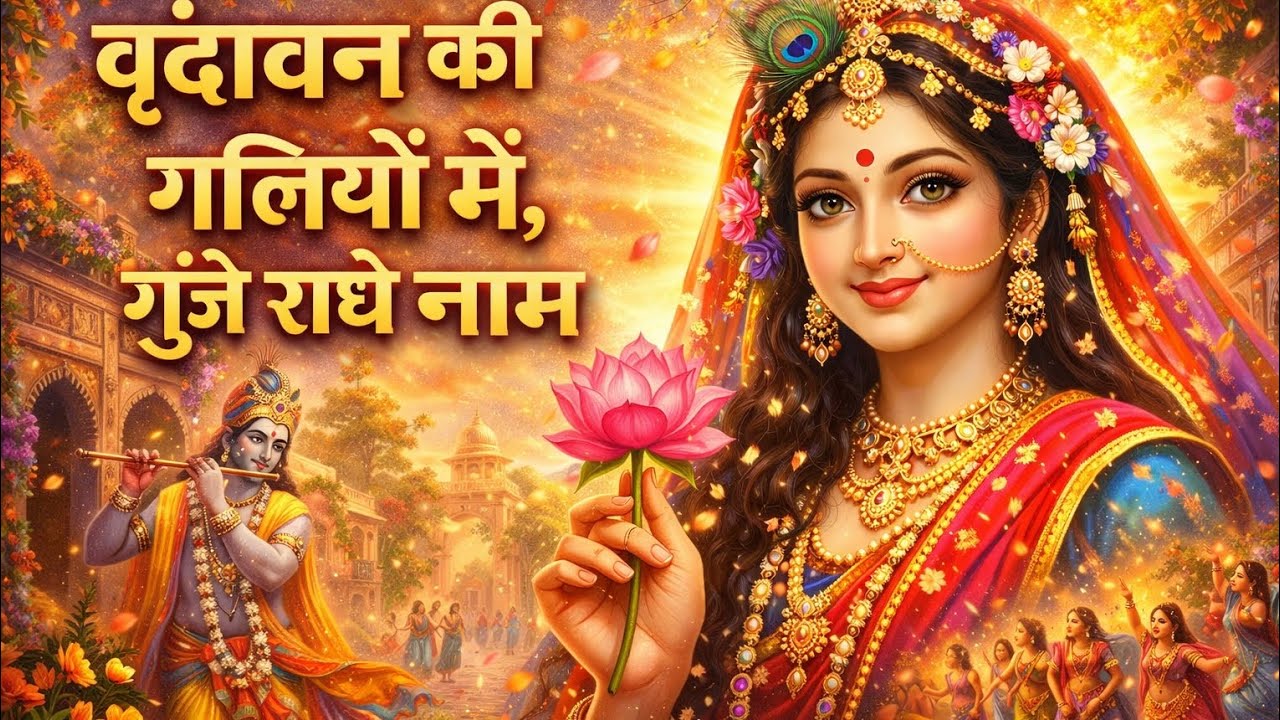 वृंदावन की गलियों में गूँजे राधे नाम 🌸 | Radha Rani Bhajan | मन को छू लेने वाला भजनRadha Rani Bhajan