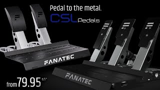 New Fanatec CSL Pedals Announcement [$79+ Modular Pedals]