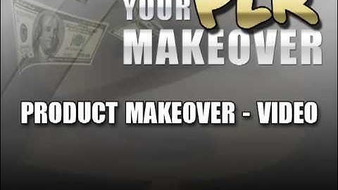 PLR Makeover Introduction Video