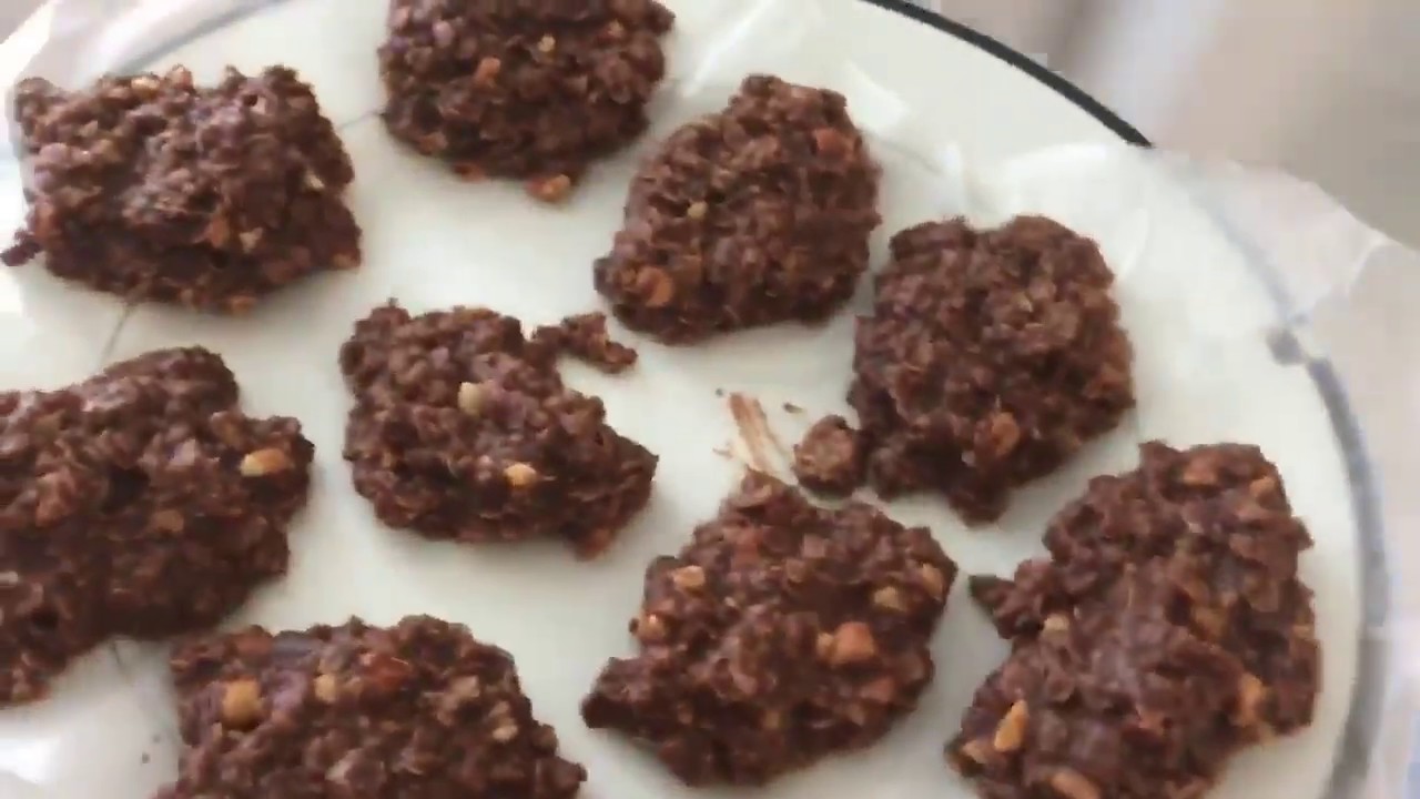 How to make no bake cookies - YouTube