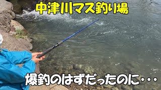 【第15話】中津川マス釣り場 ニジマス放流釣り 爆釣のはずだったのに・・・(泣) 【2021-04-10】