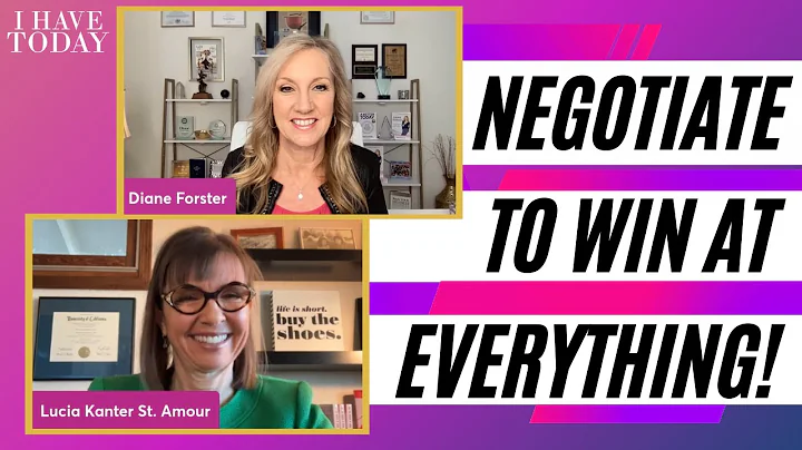 THE ART OF NEGOTIATION MUST HAVE STRATEGIES I Lucia Kanter St. Amour
