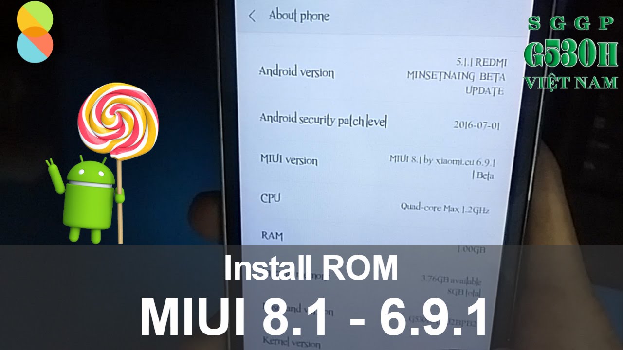 Kchannel - Install ROM Miui 8.1 (G530H) - YouTube