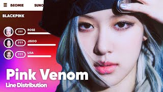Blackpink - Pink Venom Line Distribution Mv Teaser