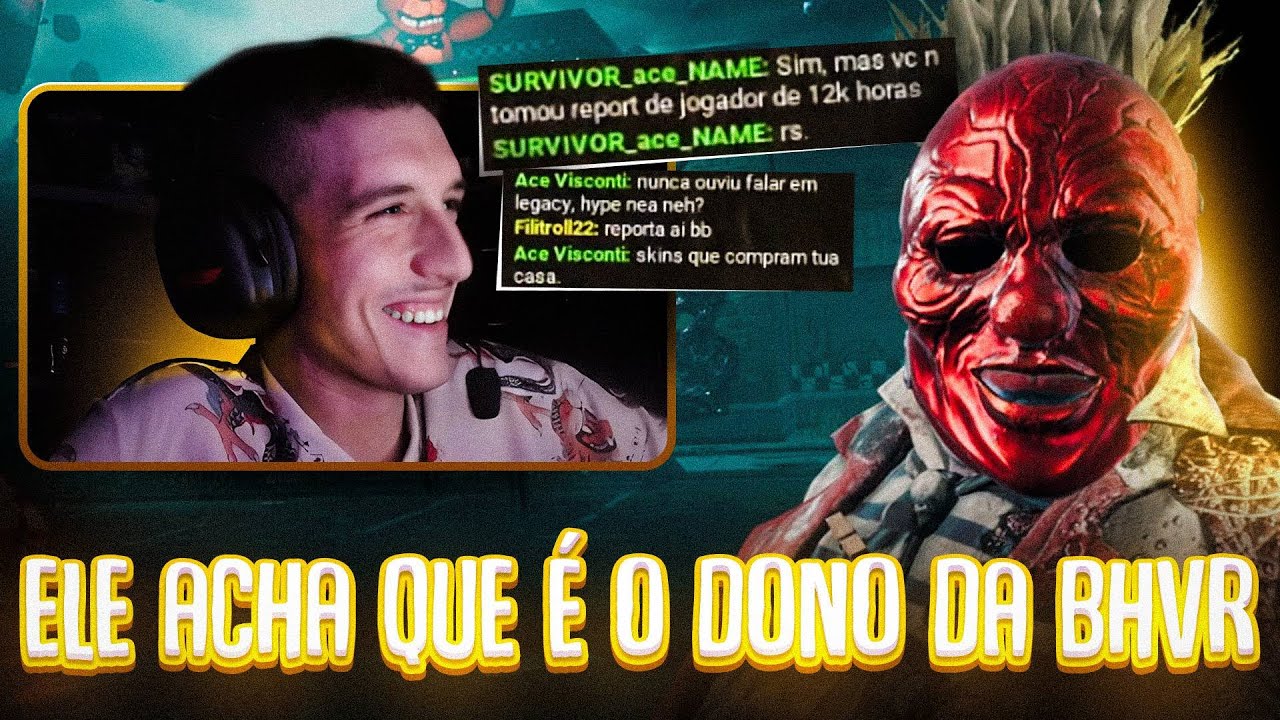 O SURVIVOR DE 12 MIL HORAS TILTOU E FOI COBRAR O TIME DEPOIS DA PARTIDA... l Dead by Daylight