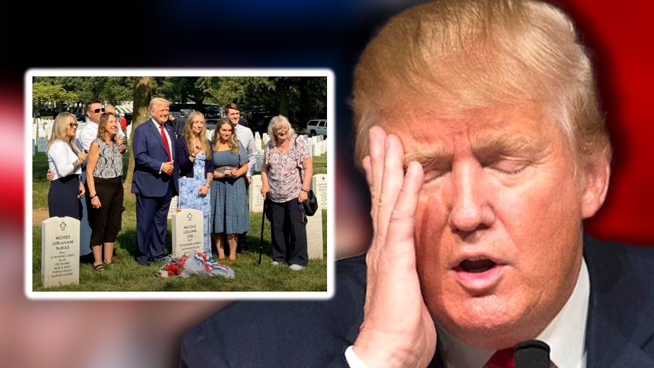 Trump SHREDDED Over Stunt at Arlington National Cemetery...
