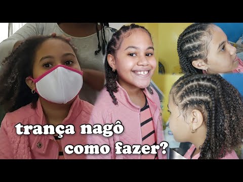 Penteado com trança nagô / raiz, CABELO DE CRIANÇA, AFROKIDS