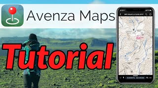 AVENZA MAPS TUTORIAL // How to find and import maps, create features, and use GPS Functions screenshot 4