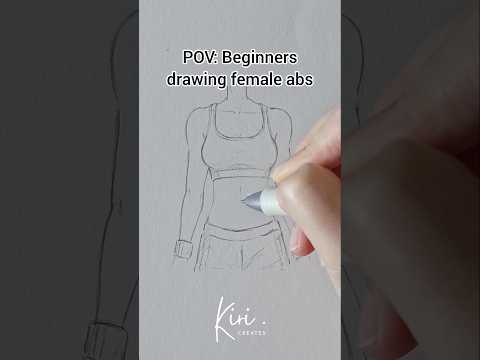 POV Beginners Drawing Female Abs Draw 