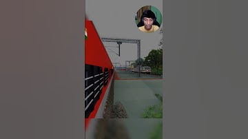 Brutal Overtake at 130kmph 🔥 • #shorts #msts #indiantrainsimulator