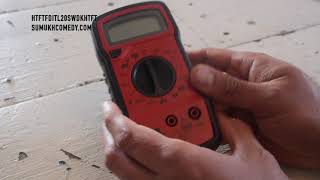 Gardner Bender GDT3190 Multimeter: 9V Battery Installation