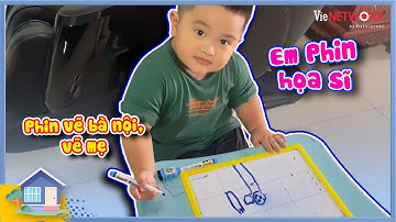 Cu Phin trổ tài hội họa vẽ mẹ