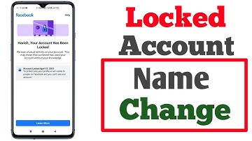 your account has been locked Facebook | change name in facebook | how to change name in locked fb#30