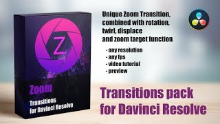 Zoom Transition Pack ★ DaVinci Resolve Templates ★