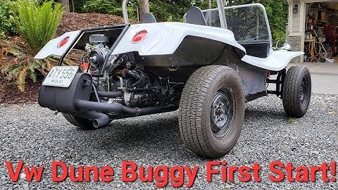 Vw Dune Buggy First Start!