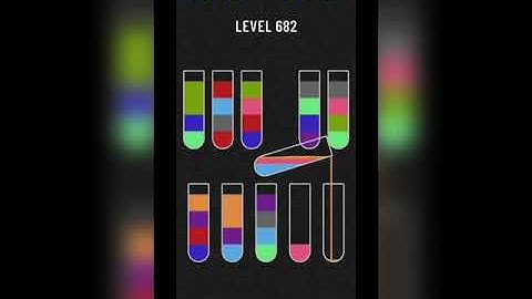 Water sort puzzle level 682