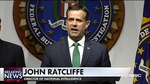 FBI press conference on foreign interference in U.S. election