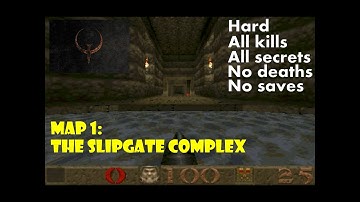 Quake (1996): Episode 1 — Dimension of the Doomed: Introduction + E1M1 — The Slipgate Complex