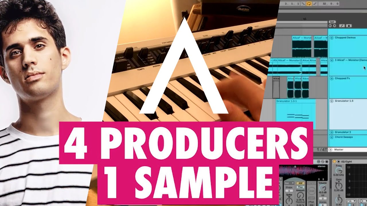 ANOMALIE - 4 PRODUCERS 1 SAMPLE with Andrew Huang, Kilamanzego & Zomboy