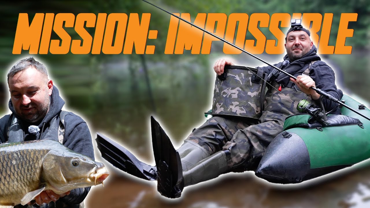 FOX MISSION IMPOSSIBLE CARPE - Pêche en lac de barrage en FLOAT TUBE