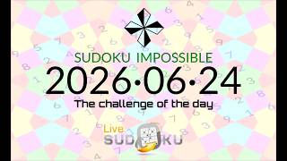 Live Sudoku EVIL Jun. 24, 2026