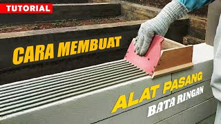 Alat Pasang Bata Ringan Hebel 20 cm #bataringan #hebel #batu #bangunan