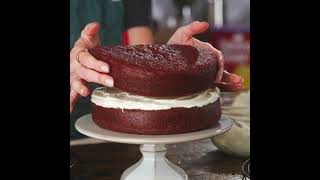 Red Velvet Cake Recipe w/ Cream Cheese Frosting
