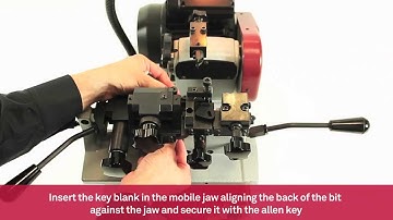 Professional key cutting machine for pump keys | Keyline 204