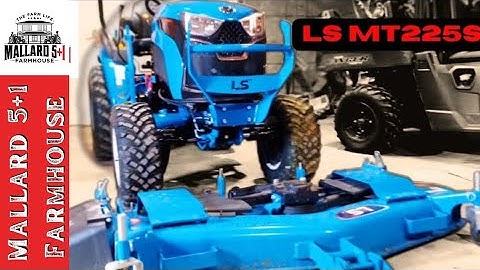 How To Remove And Install Mid Mount Mower On LS MT225s Tractor