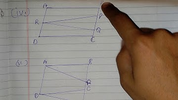 Class 9th maths ch- 9 Area of parallelogram and triangle exercise -9.1 q-1