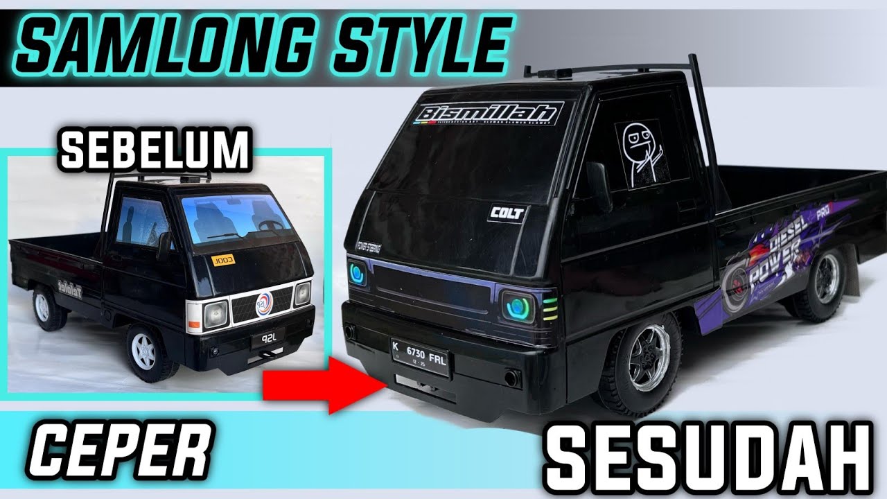 MODIF L300 PLASTIK JADI SAPEX SAMLONG