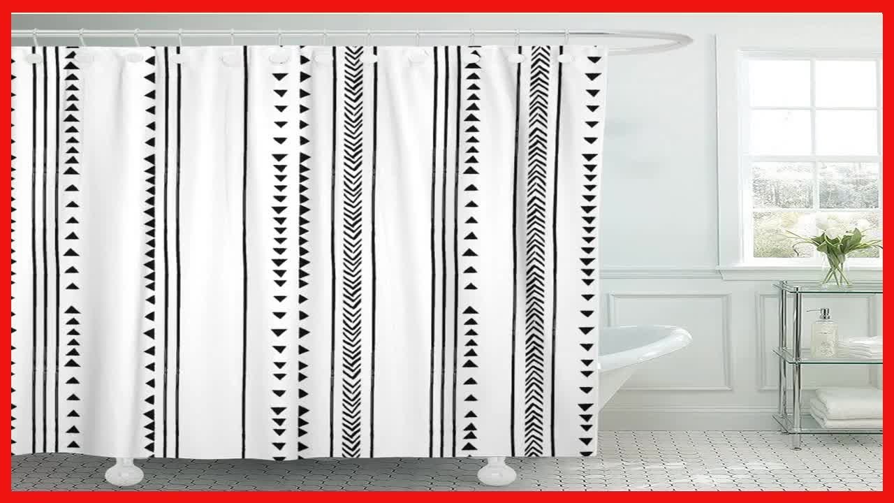 Upgrade Your Bathroom with the TOMPOP Waterproof Polyester Shower Curtain