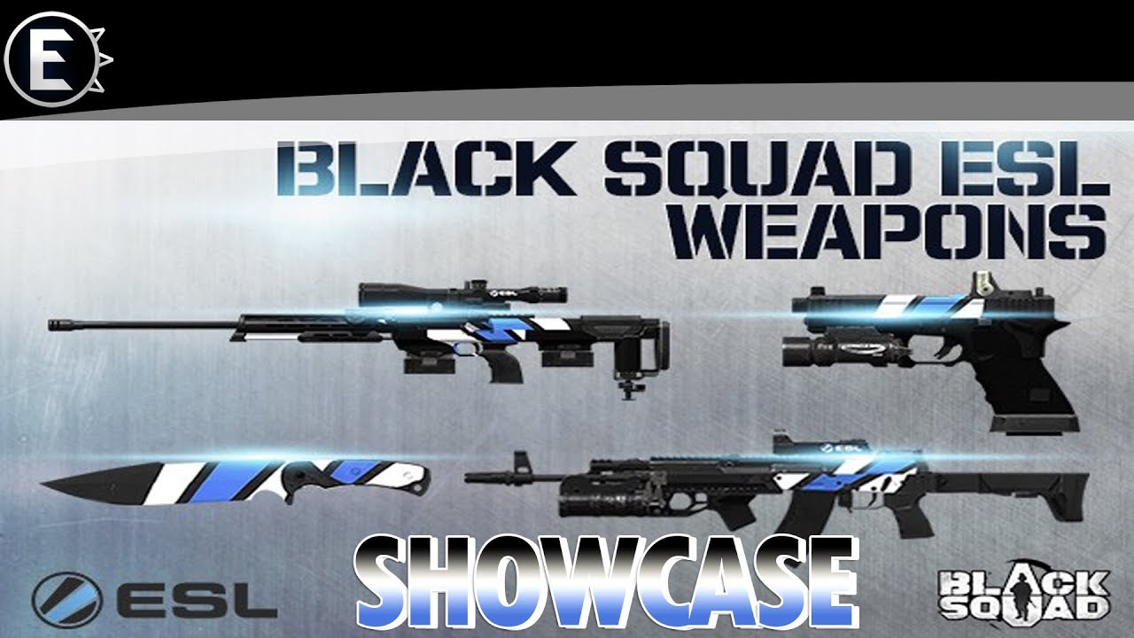 ESL Skins Showcase | Black Squad (4K Quality)